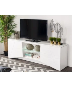MOBILE TV "MALAGA" BIANCO, 168,5X39,5X57 CM